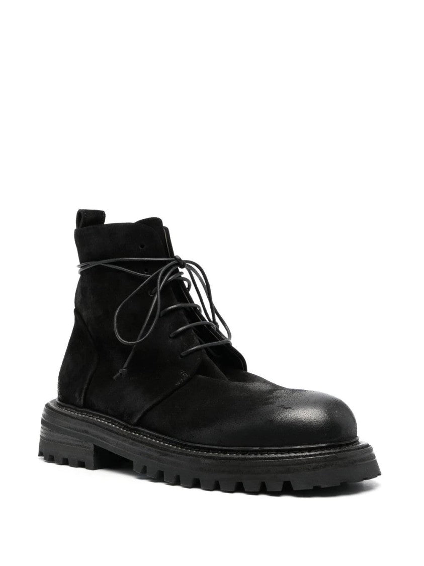 Marsèll Ankle Boots With Lace-Up Closure And Rugged Sole