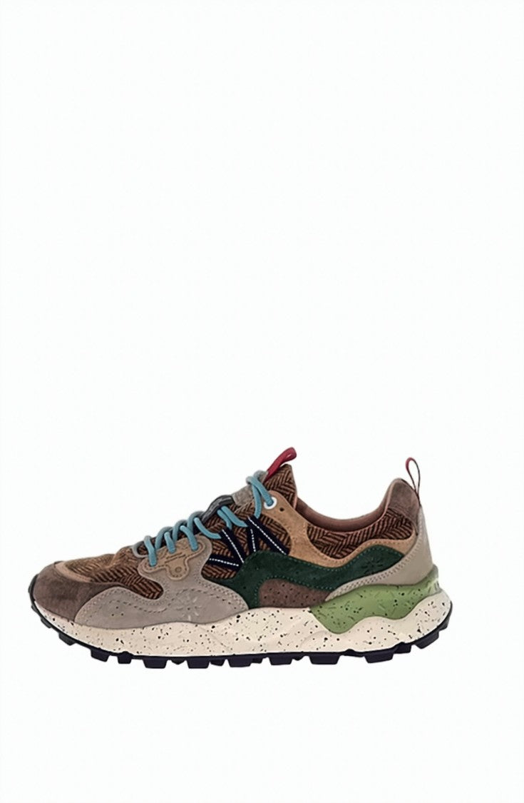Flower Mountain Layered Outdoor Trekking Laces Shoes