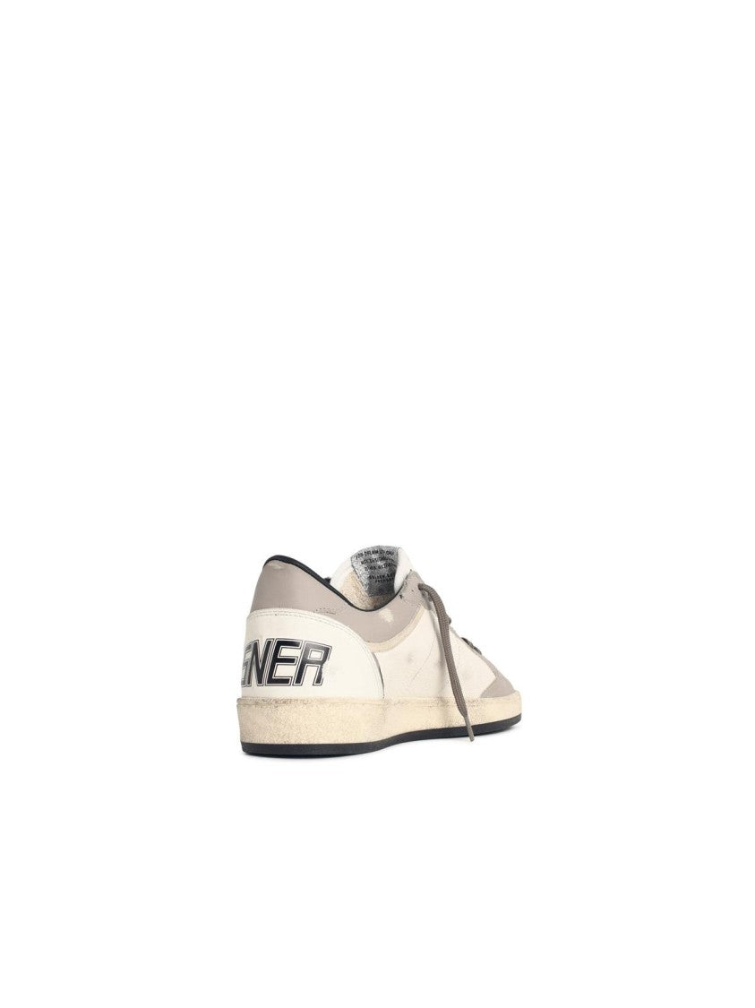 Golden Goose 'Ball Star' White Leather Sneakers