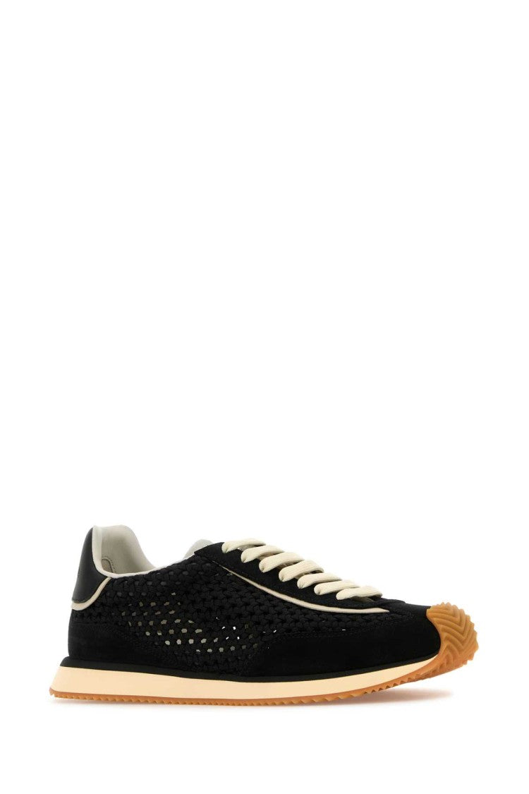Dolce & Gabbana Black Fabric Sneakers