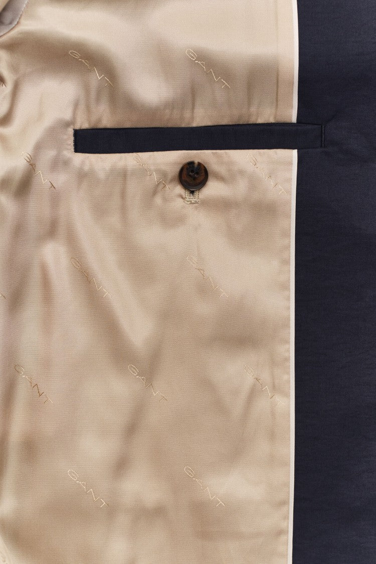 Gant Mid-Length Cotton-Blend Dwr Concealed Button Coat