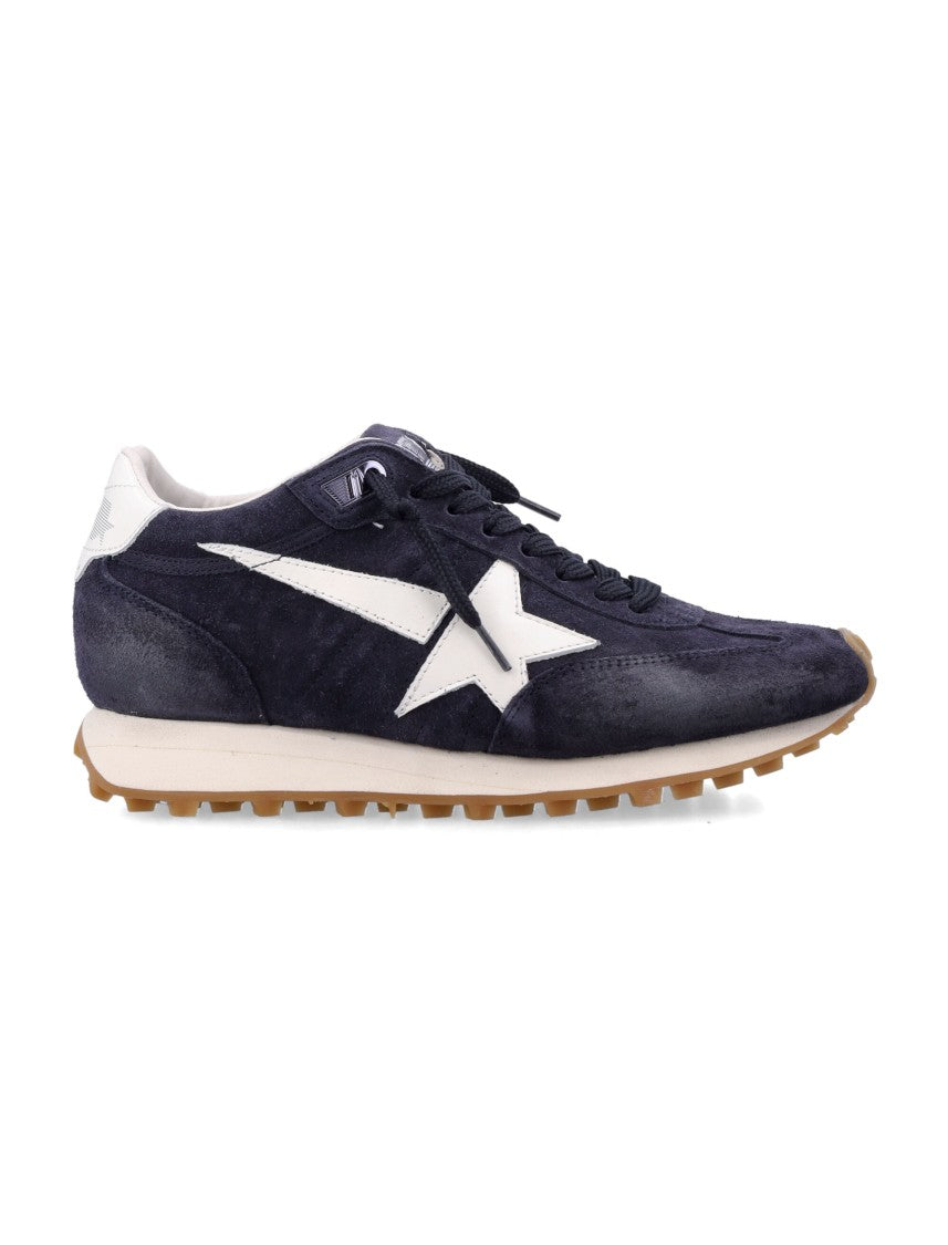 Golden Goose Low-Top Suede Sneakers With White Star Detail
