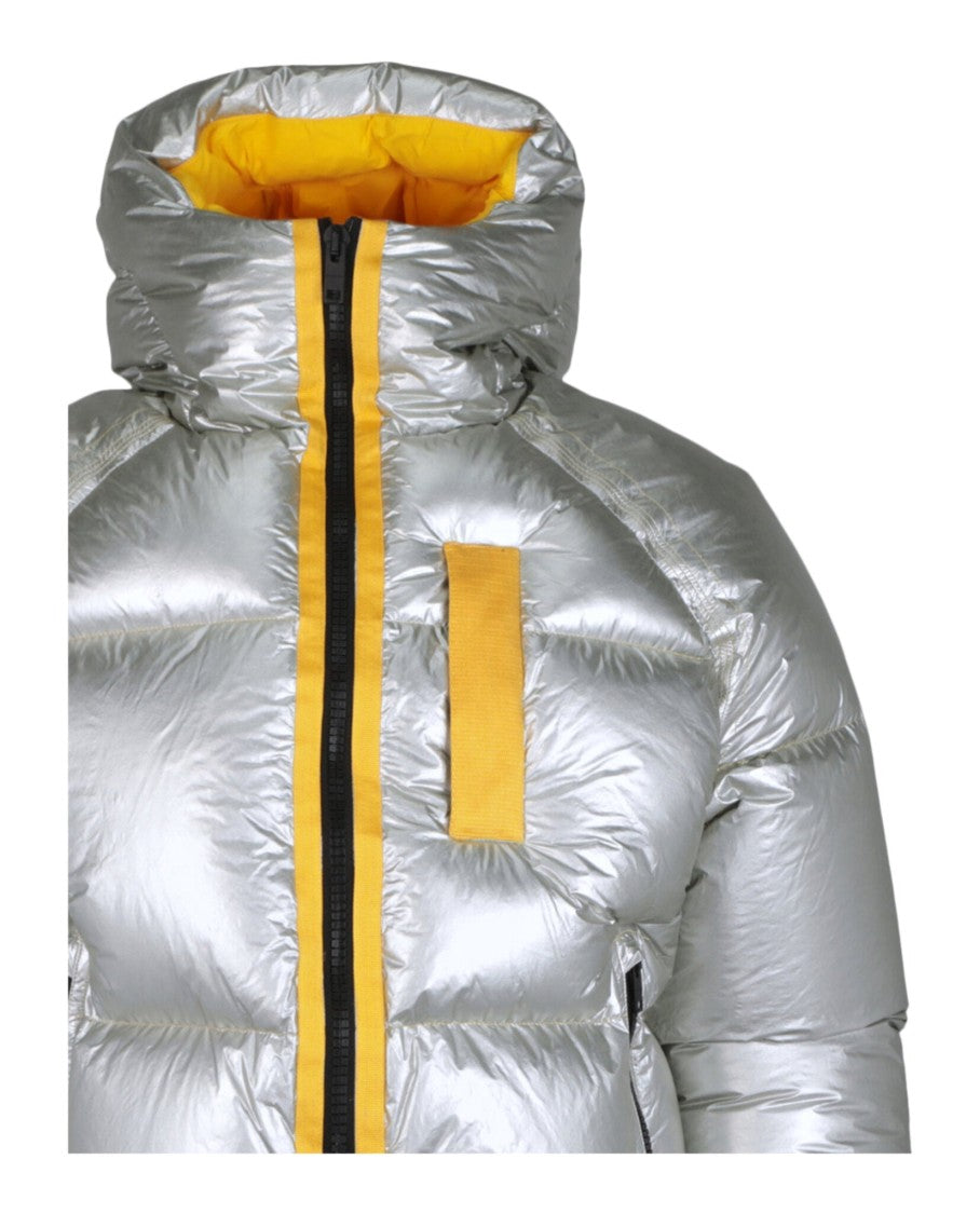 Givenchy Laminated Hooded Zip-Up Puffer Jacket