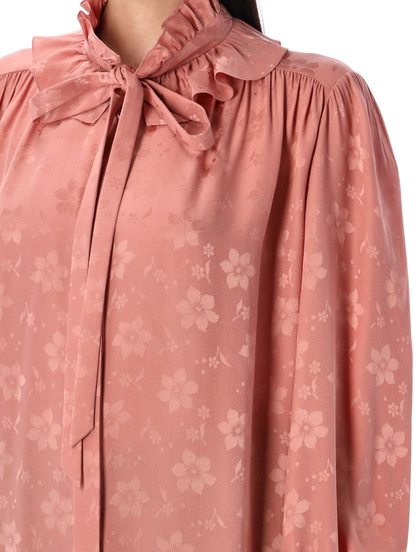 Chloé Silk Jaquard Blouse