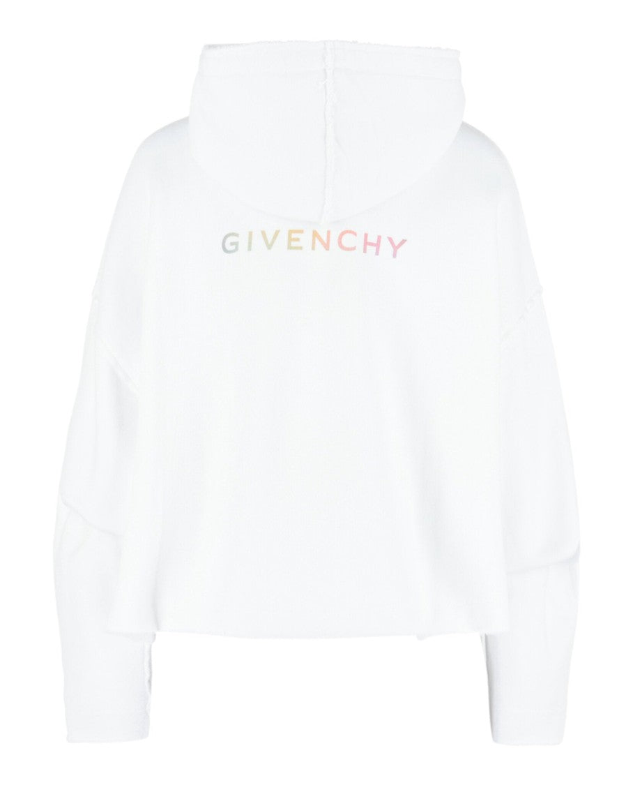 Givenchy 4G Peace-Print Hoodie With Multicolored Logo