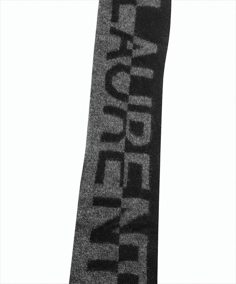 Saint Laurent Signature Wool Scarf