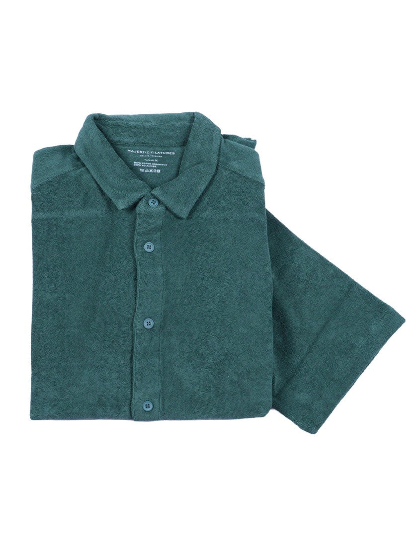 Filatures Du Lion Agave Short Sleeve Button Shirt