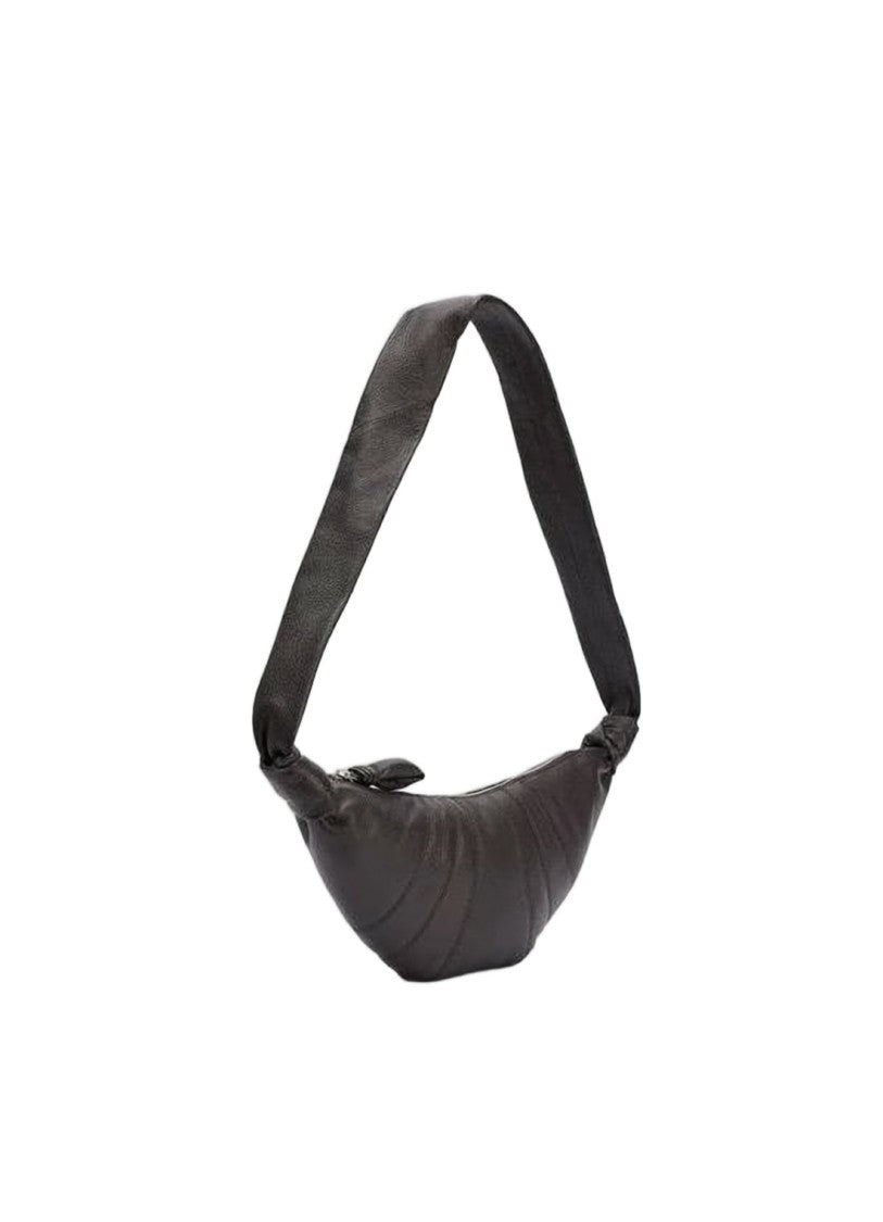 Lemaire Crescent-Shaped Black Shoulder Bag