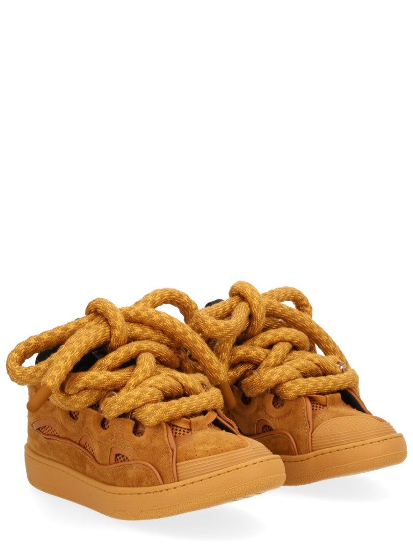 Lanvin Curb Suede Oversized Sneakers