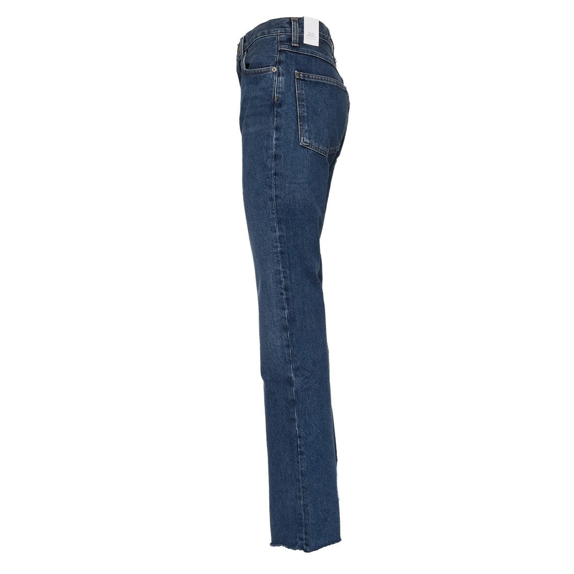 Agolde Leena Mid Rise Fringed Jeans