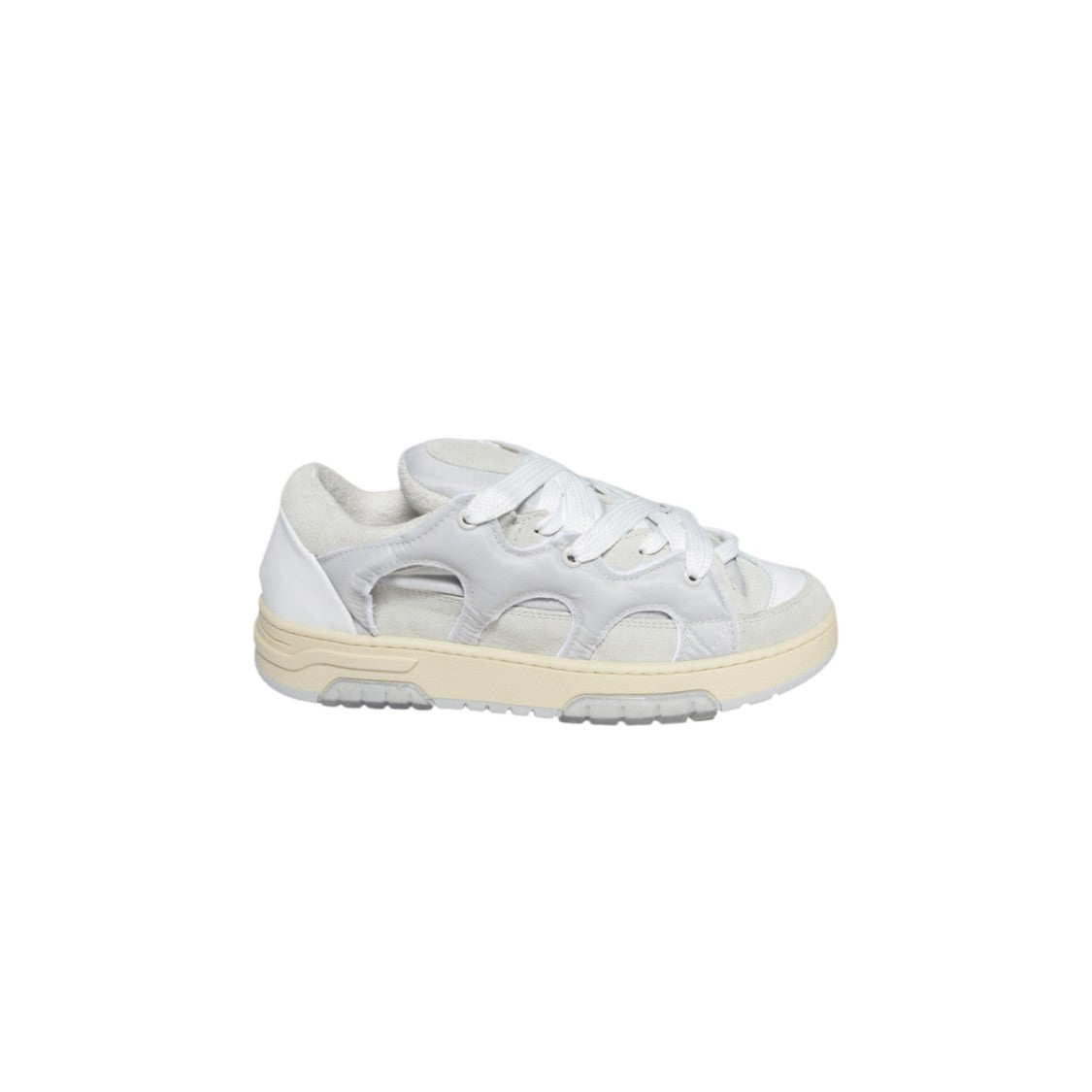 Santha Sneakers In Suede Leather Light Gray Danilo Paura
