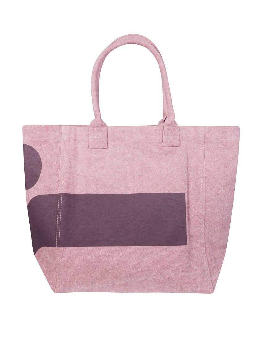Isabel Marant Soft Pink Yenky Geometric Print Tote Bag