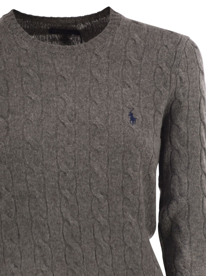 Polo Ralph Lauren Plaited Wool And Cashmere Crew-Neck