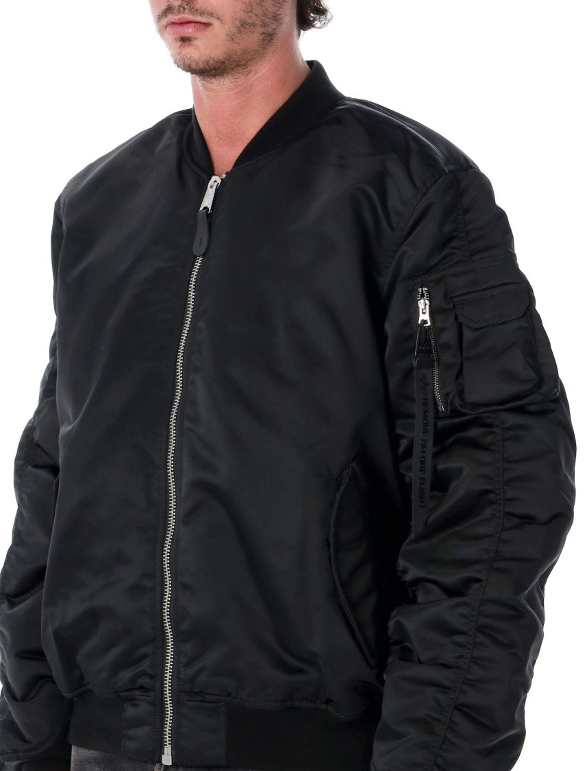 Alpha Industries Ma-1 Uv Thinsulate Flight Nylon Bomber Jacket