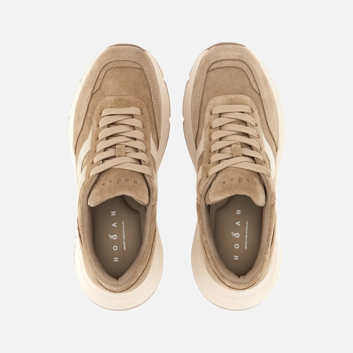 Hogan Casual Suede Chunky-Sole Sneakers