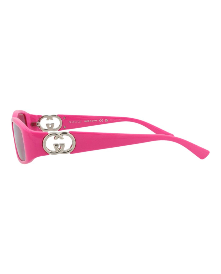 Gucci Square-Frame Injection Sunglasses