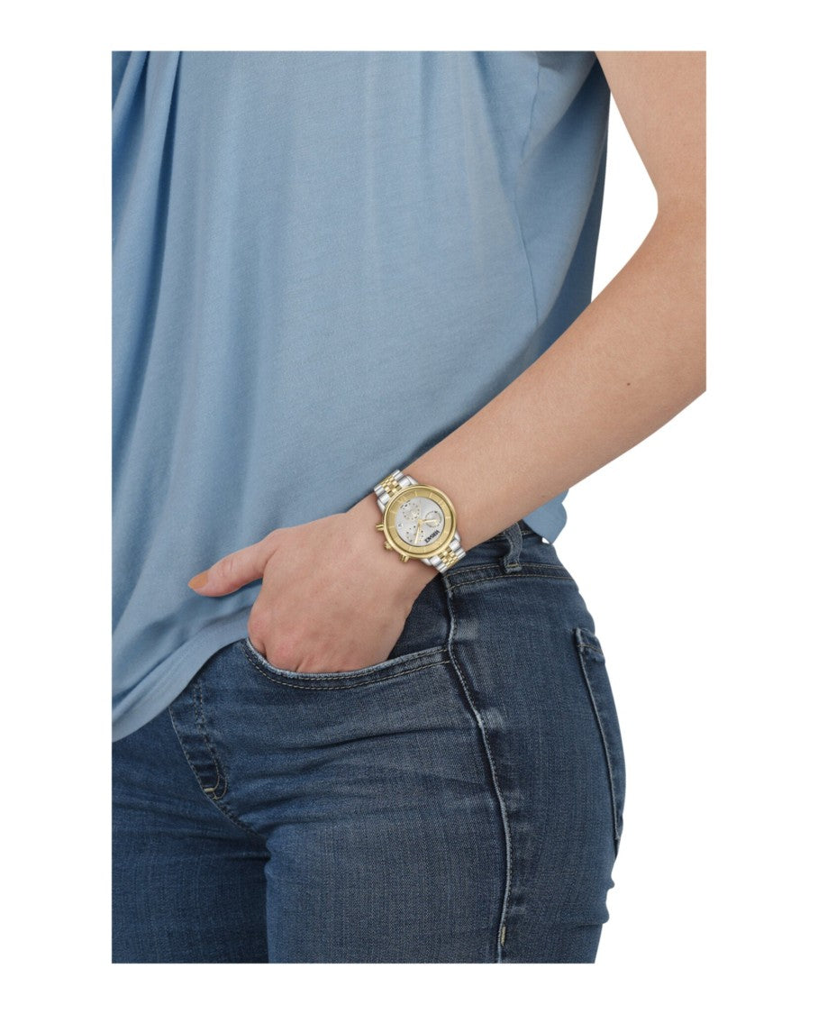 Versace Classic Round Chrono Bracelet Watch