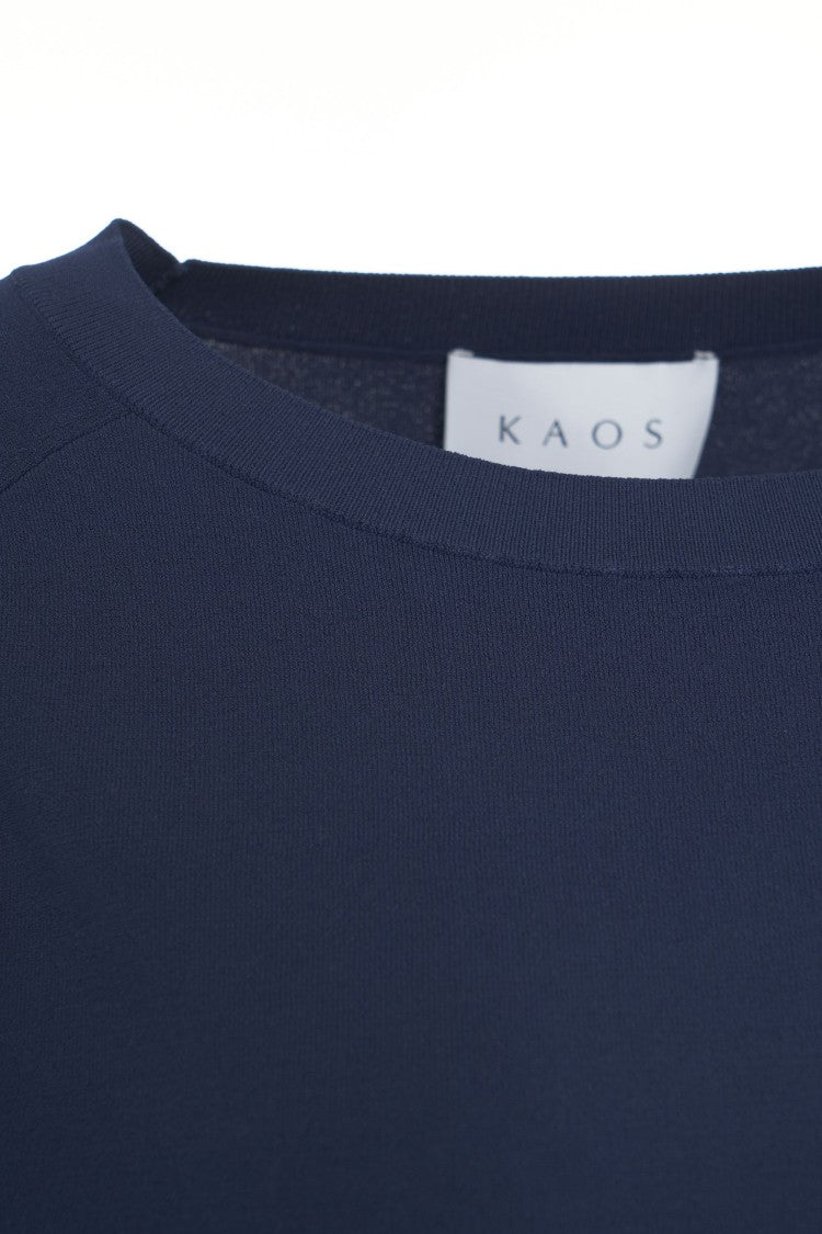 Kaos Viscose Sweater With Raglan Sleeves