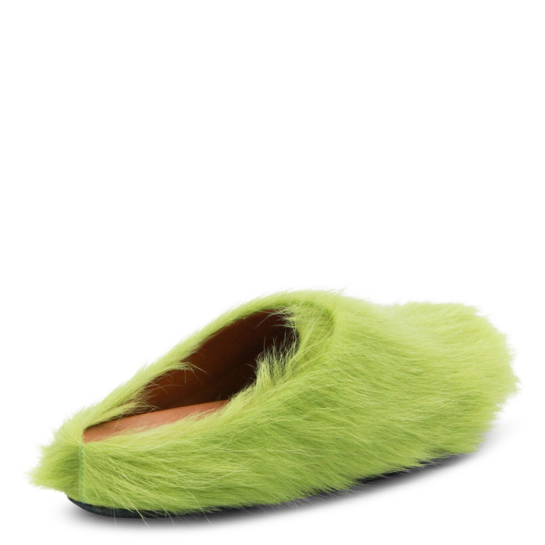 Marni Acid Green Leather Sandals