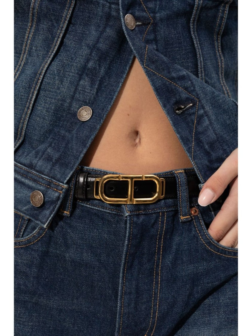 Tom Ford Black Calf Leather Belt