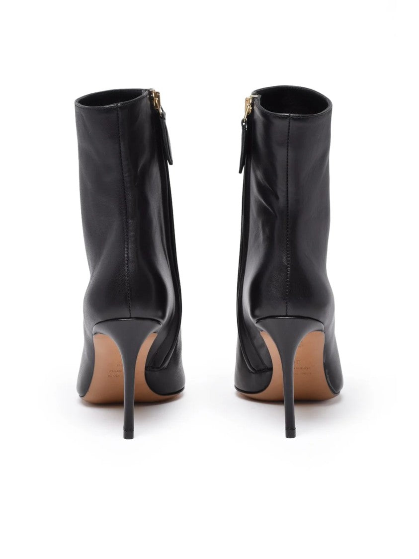 Castagna Black Leather Siviglia Boots