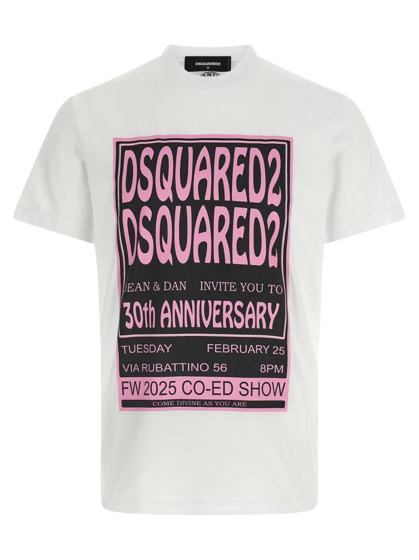 Dsquared2 White Short-Sleeve T-Shirt