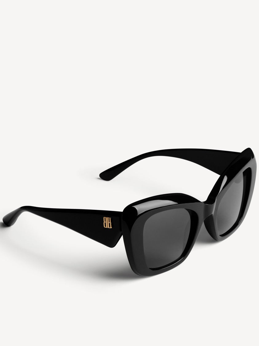 Balenciaga Black Diva Butterfly Oversized Sunglasses