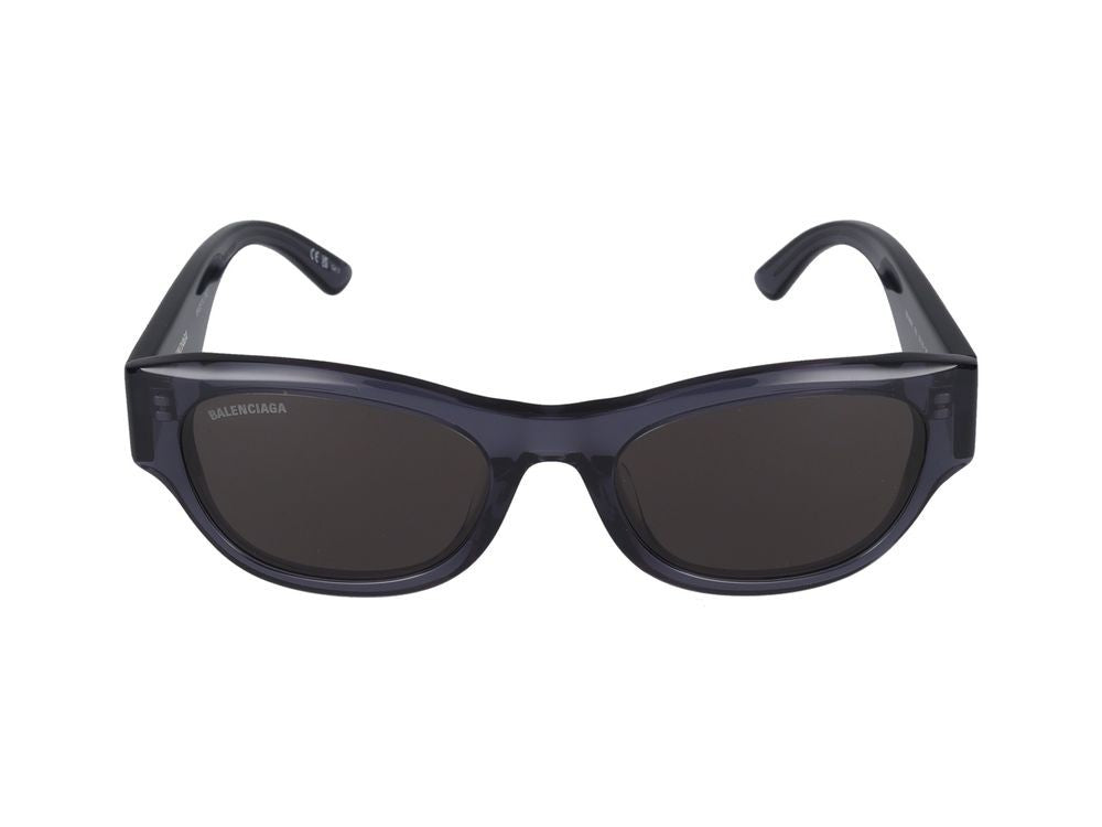 Balenciaga Grey Bold Frame Design Oversized Acetate Sunglasses