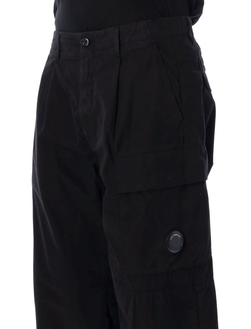 C.P. Company Boxy Pleats Cargo Pants With Utility Pockets And Nfc Technology