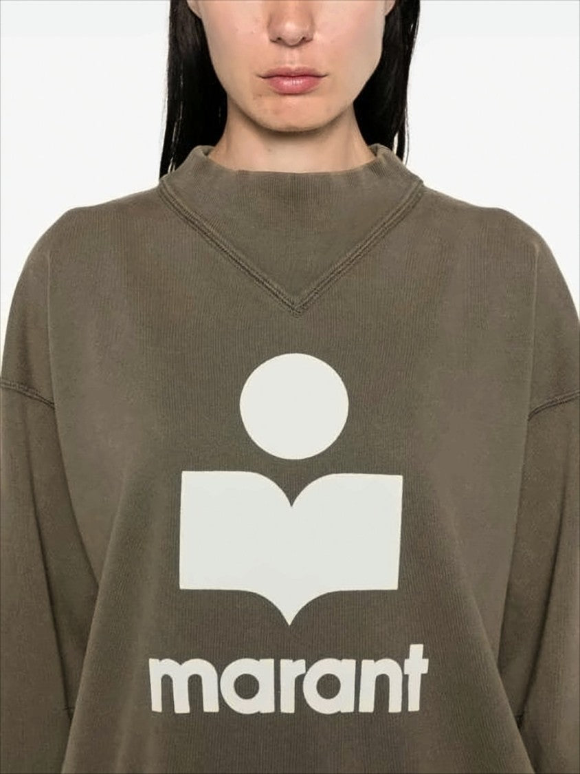 Isabel Marant Relaxed Fit Long-Sleeve Sweatshirt With Graphic Logo