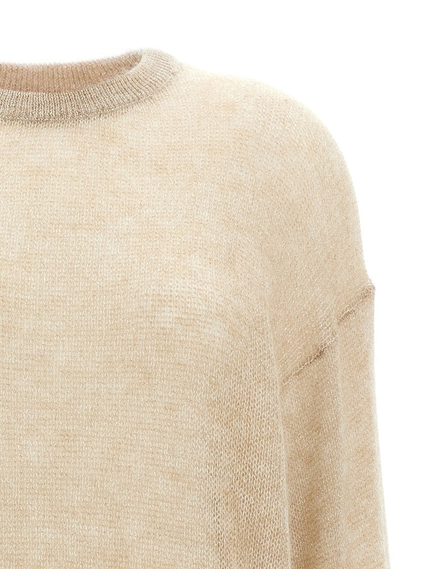 Brunello Cucinelli Lurex Mohair Blend Sweater