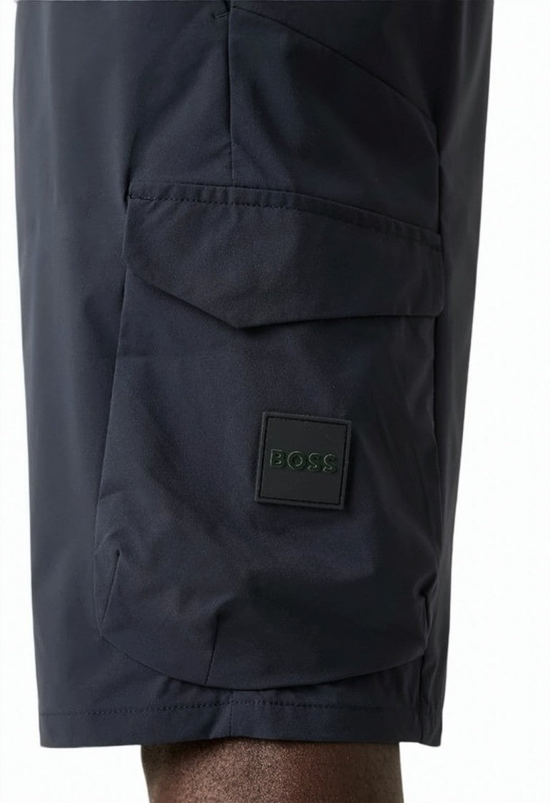 Boss Blue S Urbanex Cargo Bermuda Shorts
