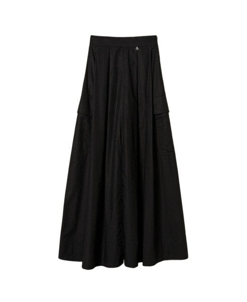 Twinset Actitude Flowing Black Maxi Skirt