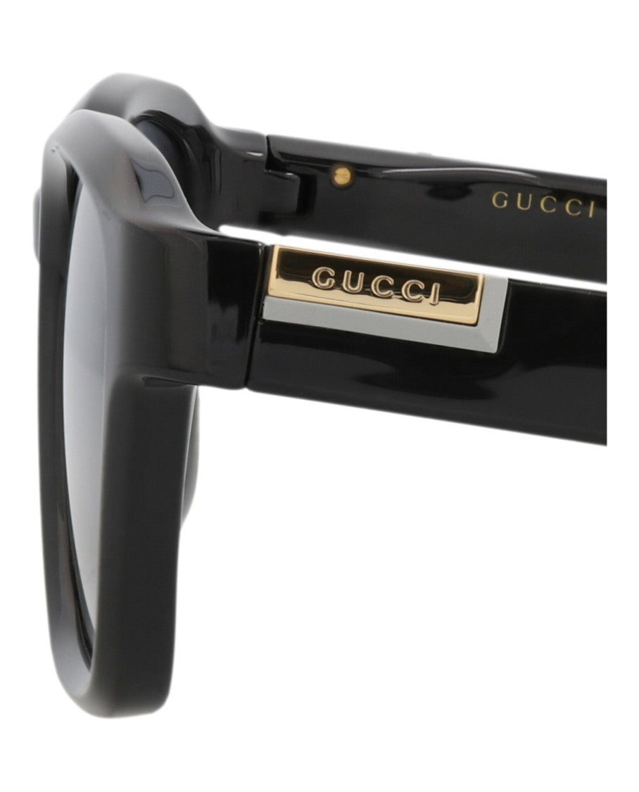 Gucci Square-Frame Injection Sunglasses