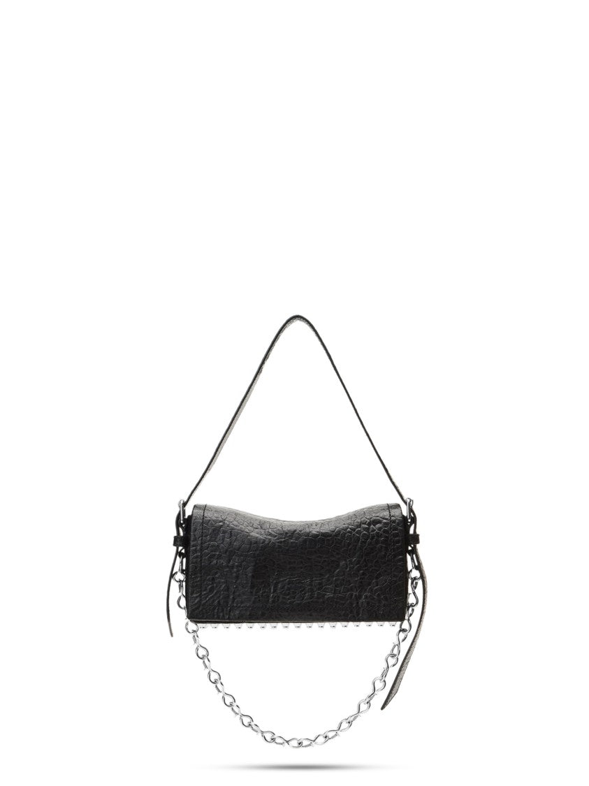 Alexander Wang Crushed Texture Slim Flap Bag With Contemporary Flair