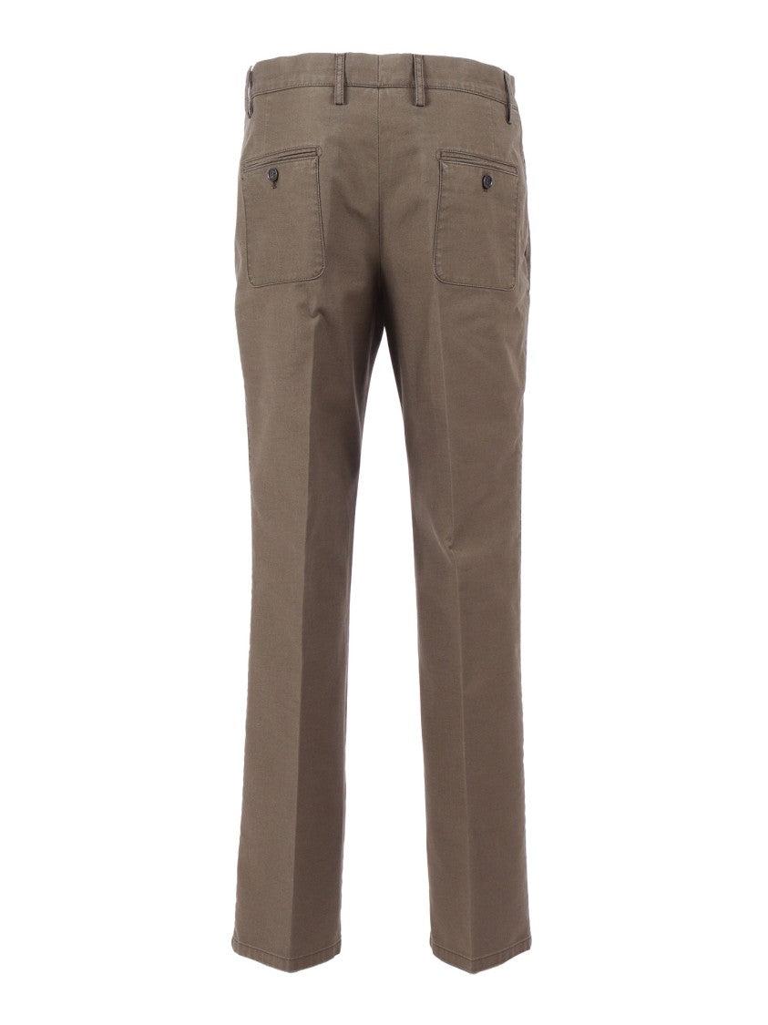 Aspesi Tailored Matte Straight-Leg Pants
