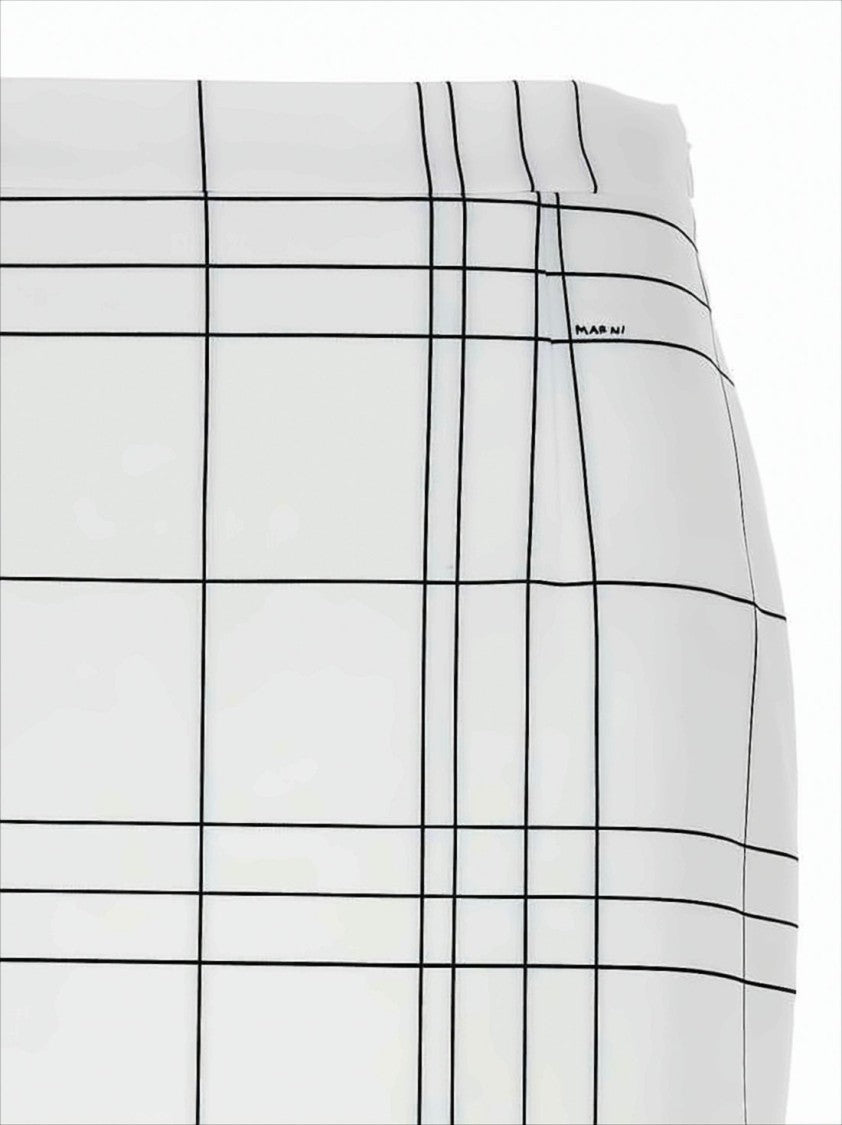 Marni White Mini Skirt