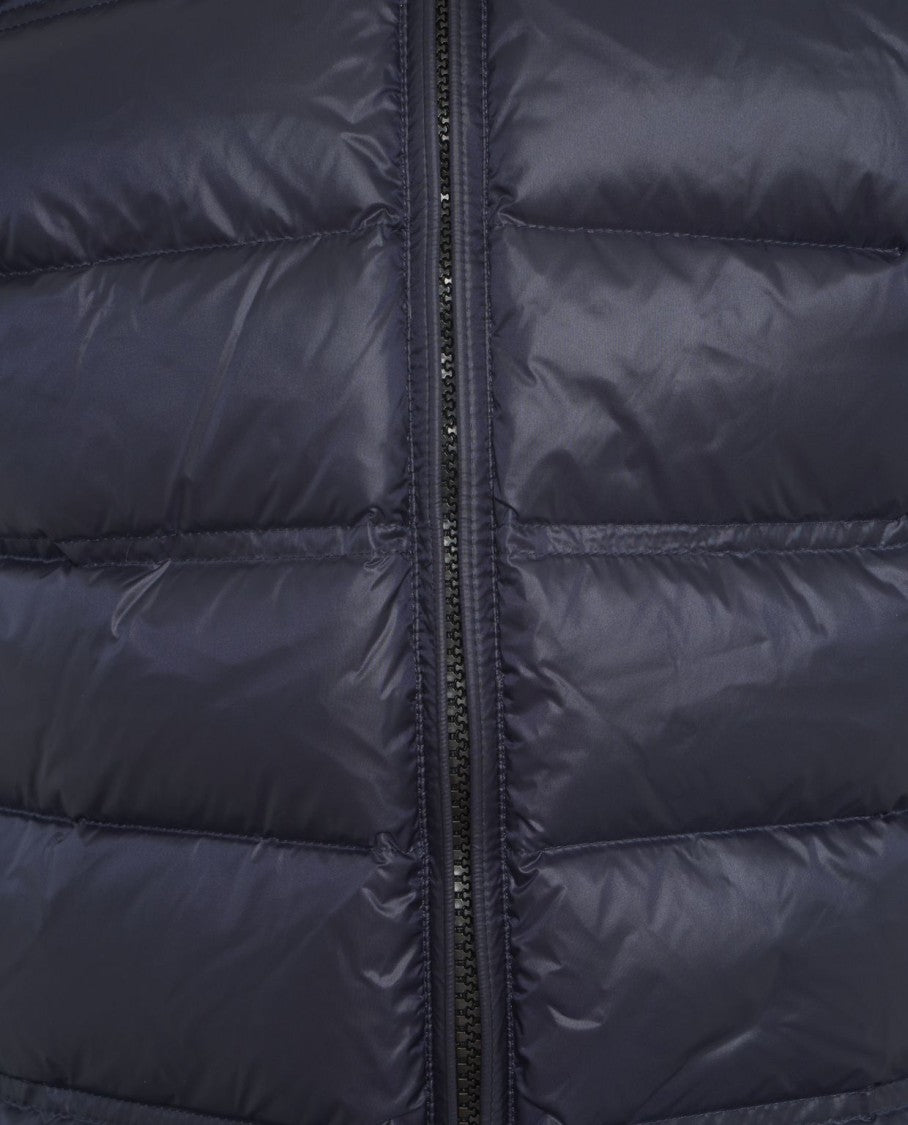 Blauer Quilted Puffer Jacket With High Collar And Functional Pockets