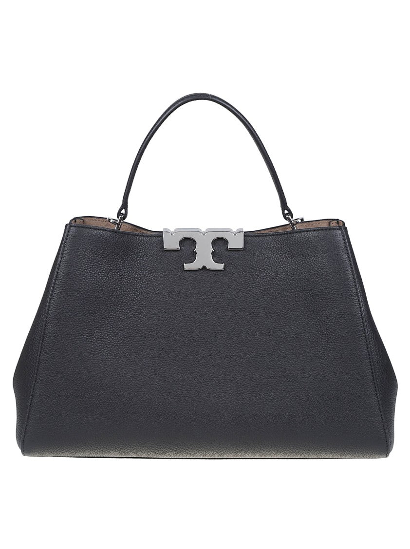 Tory Burch Eleanor Pebbled Leather Satchel Bag