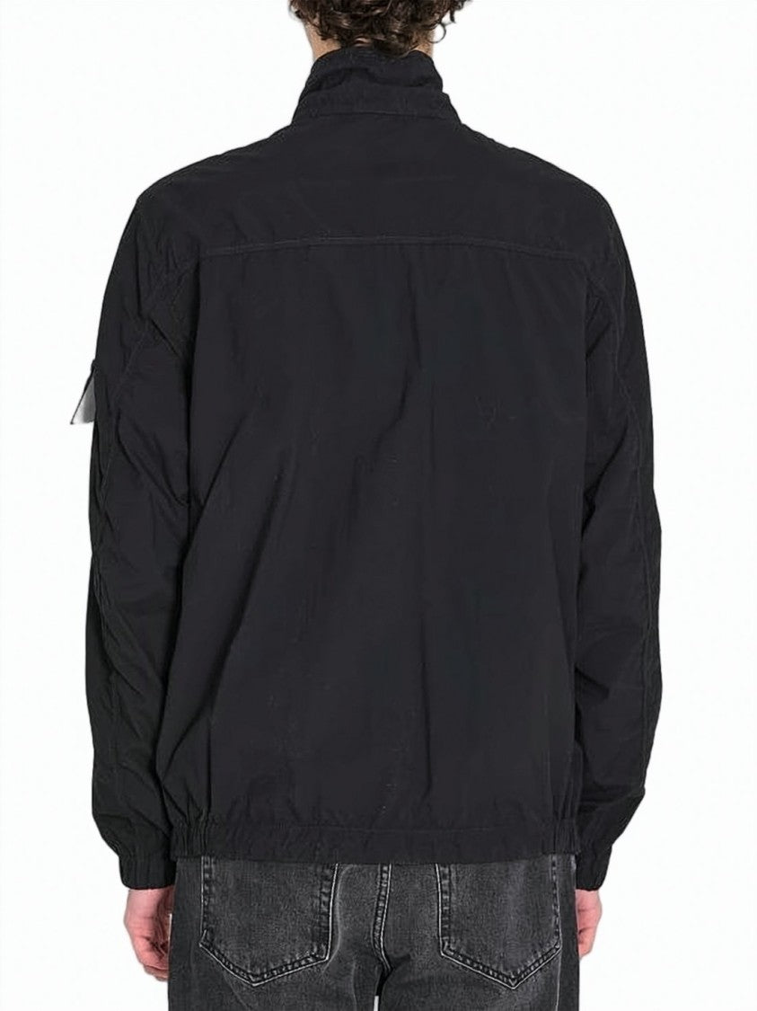 Stone Island Polyamide Casual Jacket With High Collar
