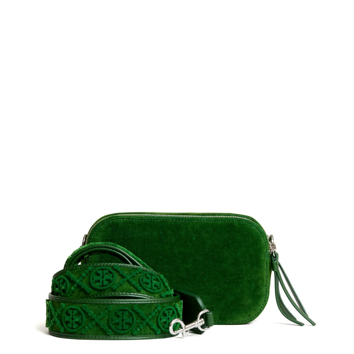 Tory Burch Miller Flocked Mini Crossbody Bag