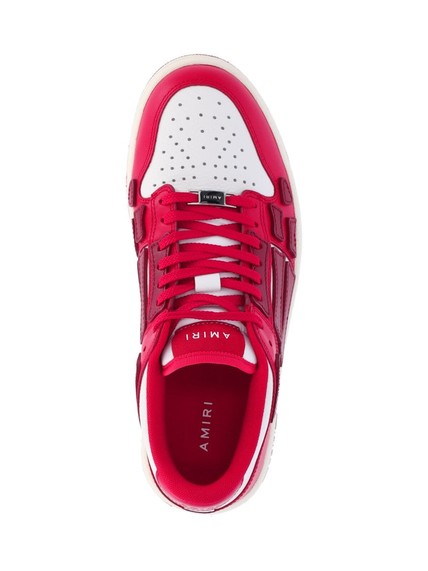Amiri Sporty Sneakers With Vibrant Red And White Elements