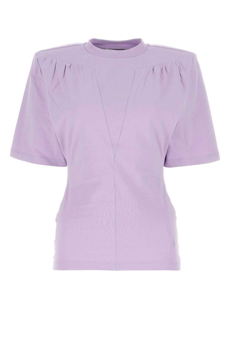 The Attico Lilac Cotton Top