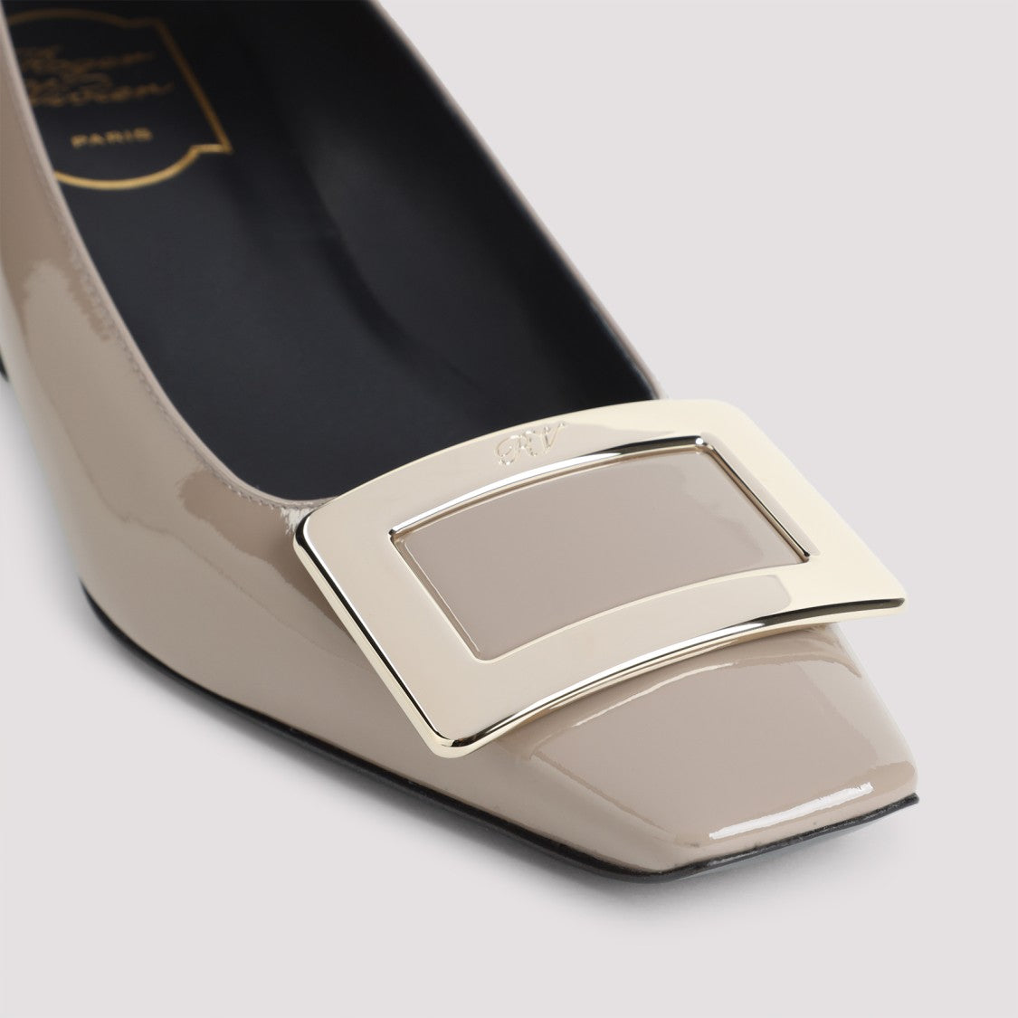 Roger Vivier Belle Daino Calf Leather Pumps