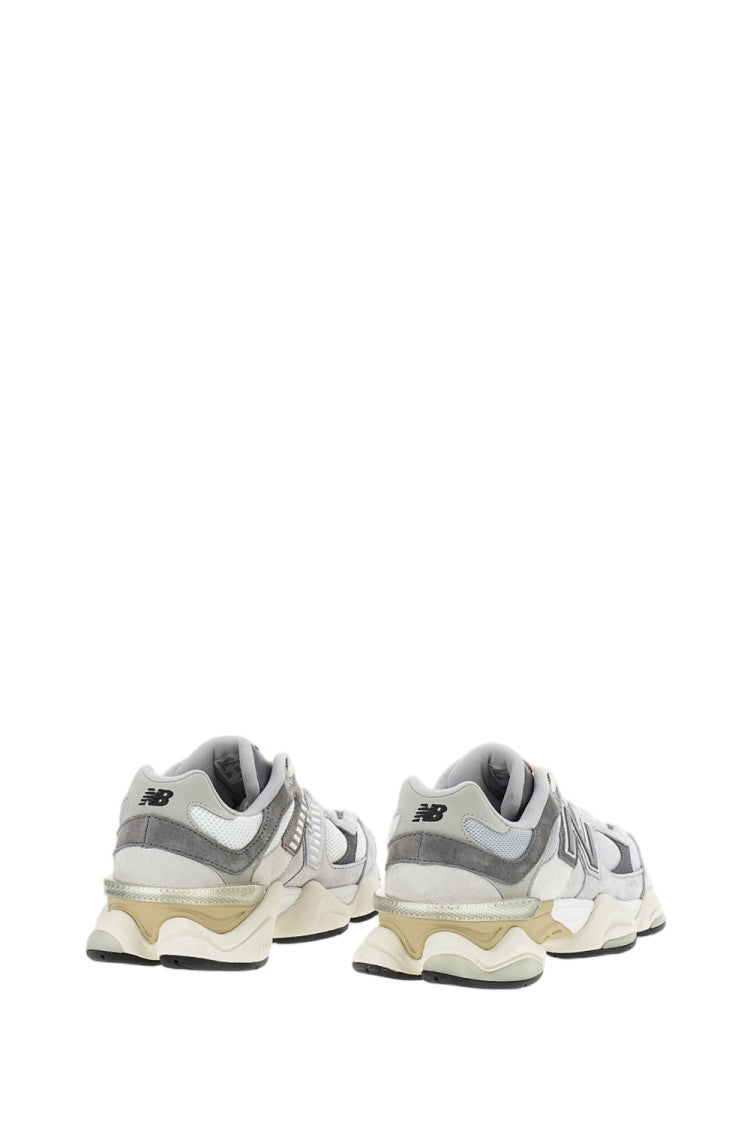 New Balance Grey Mesh-Suede Unisex 9060 Sneakers