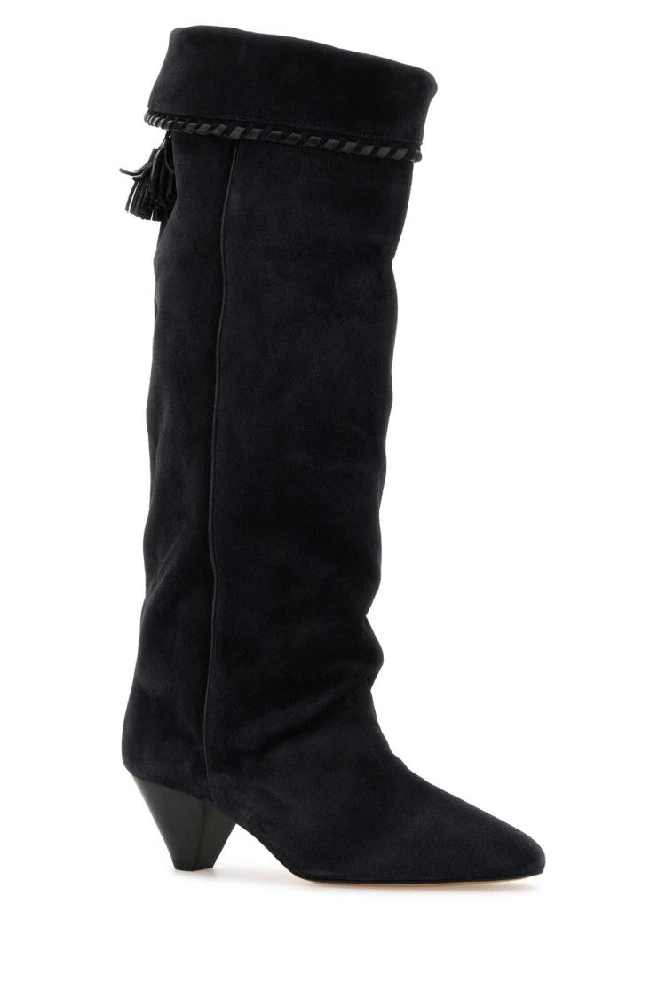 Isabel Marant Black Suede Elisa Boots