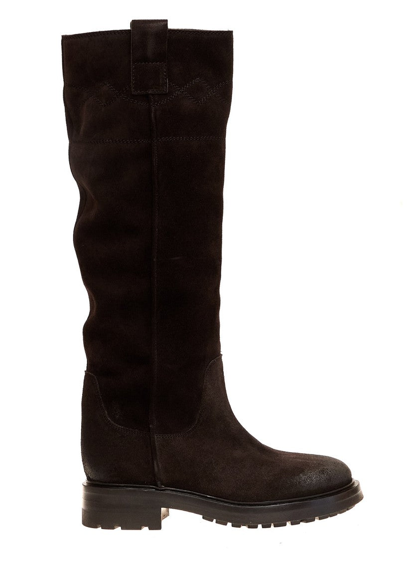 Strategia Brown Suede Boot