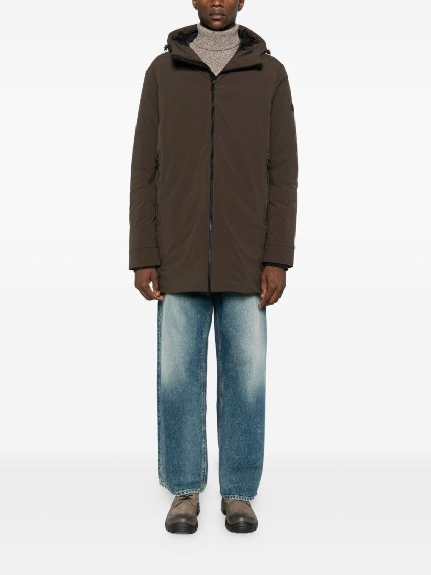 Peuterey Brown Parka With Design