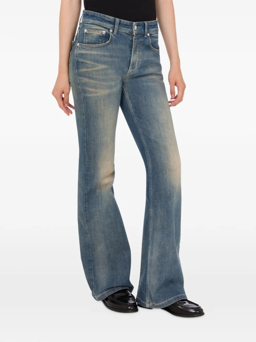 Moschino Flared Vintage Wash Moschino Denim Pants