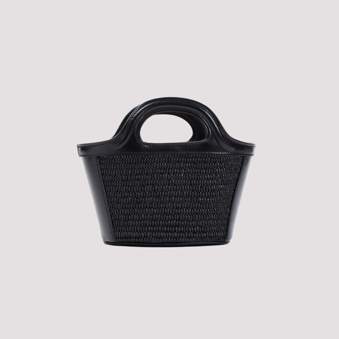 Marni Logo-Embroidered Straw Bag